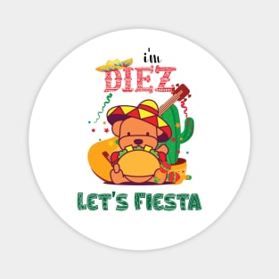 Cute Cinco De Mayo Lover Fiesta Years Old Designs Magnet